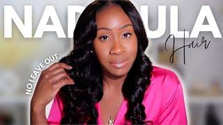 Soft BOUNCY Curls NO LEAVE OUT - Seriously! 20" V-Part Body Wave Ft. Nadula Hair | Hairlicious Inc.