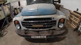 ZIL 130 Turbo Diesel dump truck in action.