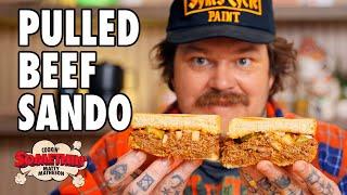Summertime BBQ Pulled Beef Sandwiches | Cookin' Somethin'