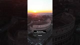 The Colosseum in Rome Italy Unique Fact #shorts #shortsvideo #colosseum #rome #italy