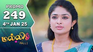 Malli Serial | Episode 249 Promo | 4th Jan 24 | Nikitha | Vijay | Saregama TV Shows Tamil