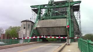 Jackson St. Drawbridge in Action (East Side) Joliet, IL 5/10/20