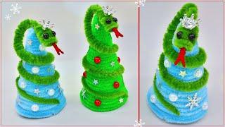 Snake - Symbol of the Year2025 New Year's Tree DIY/Christmas DIY