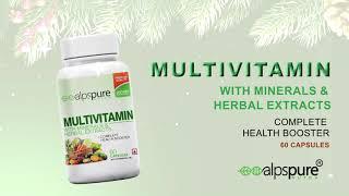 Multivitamin Health Booster- With Herbal Extracts and Minerals - Capsules