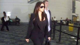 Kim Kardashian At Miami Airport, Asked If She's Talked To Gabriel Aubry  [2012]