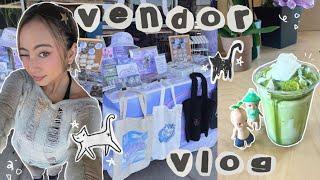 ⊹˚. come vendor with me! kpop small business, the source, kpop cupsleeve #kpop #cupsleeve #vlog