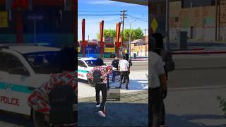 I SLID on 12 with a SHOTGUN in GTA 5 RP! #shorts #gtarp #fivem