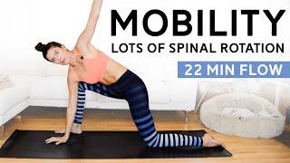 22-Min Mobility Flow - Spinal Rotation + Core Engagement