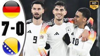 Germany vs Bosnia and Herzegovina 7-0 Highlights & All Goals 2024 HD