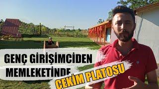 GENÇ GİRİŞİMCİDEN MEMLEKETİNDE ÇEKİM PLATOSU