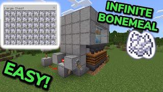 NEW SIMPLE 1.21 BONE MEAL FARM TUTORIAL in Minecraft Bedrock (MCPE/Xbox/PS/Switch/PC)