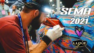 Luxe & WrapSesh at SEMA 2021! Toyota Supra- GOOPRA Wrap & LightWrap Clear