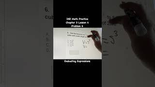 IAR Math Practice. Chapter 2 Lesson 4 Problem 6. Evaluating Expressions