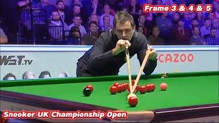 Snooker UK Championship Open Ronnie O’Sullivan VS Mark Williams ( Frame 3 & 4 & 5 )