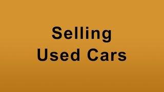Selling Used Cars: Course Promo