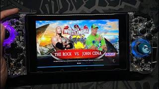 WWE 2K22 - The Rock vs John Cena Gameplay On Nintendo Switch