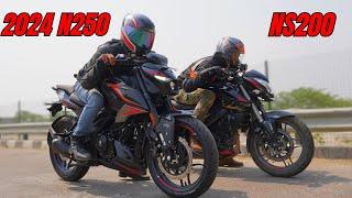 2024 Pulsar N250 vs Pulsar NS200 Drag Race