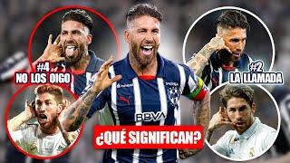 ¿Qué diablos SIGNIFICAN cada uno de los CUATRO FESTEJOS de Sergio Ramos en su 1ER GOL con Monterrey?