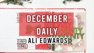 Behind the Scenes | December Daily | Ali Edwards Prep Pages