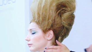 Big editorial Hairstyle. Modern Day Beehive