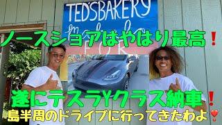 [ハワイ]テスラYクラス納車！ドライブに行ってきたわよ！#hawaii #ドライブ #northshore