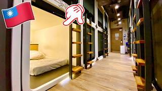 $24 Stayed at Taipei's Best Cheap Capsule Hotel TAIWAN YOUTH HOSTEL & CAPSULE HOTEL