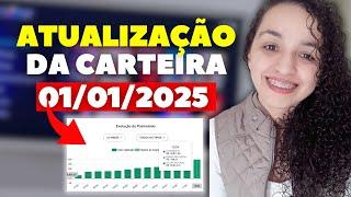 ATUALIZAÇÃO DA CARTEIRA DE INVESTIMENTOS EM 01/01/2025 E QUAL SERÁ MINHA META PARA 2025.