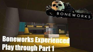 Boneworks Experienced Walkthrough Part 1 (No commentary) : Museum and Break Room