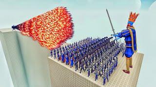 100x MEDIEVAL ARMY vs EVERY GOD - Totally Accurate Battle Simulator TABS