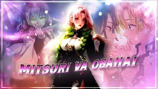 Iblislar Qotili Oʻzbek tilida #Amv edit | Mitsuri va Obanai - Moth to A Flame | #anibla #anime #amv