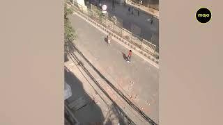 Shocking new video of gunman who fired 8 rounds in Delhi.