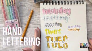 Hand Lettering for Beginners: Headers for Your Journal or Planner (With @HanCanPlan )