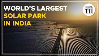 World's largest solar park in Bhadla, India