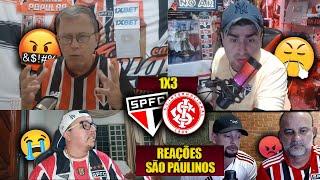 REAÇÕES dos SÃO PAULINOS FURIOSOS com a DERROTA - SÃO PAULO 1X3 INTERNACIONAL [REACT BRASILEIRÃO]