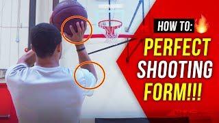 How to: Shoot a basketball PERFECTLY! Basketball Shooting Technique and Drills