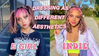 I dressed as a DIFFERENT aesthetic everyday for a week!! (it was difficult)