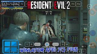 Resident Evil 2 Remake 100% Res 720p 40Fps Winlator Afie 7.1.3 Android Offline