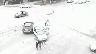 NEW shocking fast car accident in Russia!