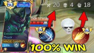 INCREASE DAMAGE WITH ZHASK NEW HIGH WINRATE BUILD !! TOP GLOBAL ZHASK BUILD  ! TIP & TRICKS ! MLBB