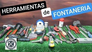 ‍HERRAMIENTAS de FONTANERÍA y sus NOMBRES. (Inicio en la fontanería básica) 2020.‍