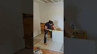 building a kitchen floor