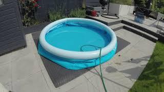 How to setup Bestway Fast Set/Intex 8ft/10ft paddling pool. Unboxing. Summer fun. Please subscribe