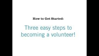 How to Get Started Volunteering