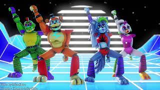 【MMD FNAF】Con Calma (Chica, Roxy, Freddy, Monty)【60fps】