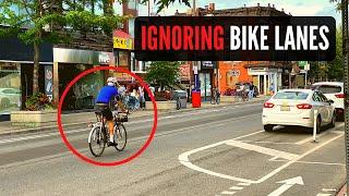 They Told Us Cyclists Don’t Actually Use Bike Lanes