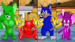 Tom and Jerry in War of the Whiskers Jerry Vs Butch Vs Monster Jerry Vs Robot Cat (Master CPU)