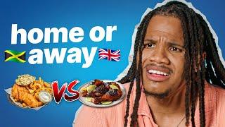 Jamaican man tries English food | Home or Away with Dale Elliott Jr