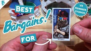 My Best Baseball Card Bargains for Reindeer Studios!