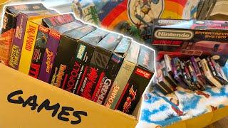 This Sale Was LOADED With Retro Video Games And Toys!