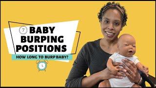 Burping Techniques | How To Burp a Newborn | How Long To Burp Baby | Burping Positions for Newborn